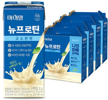 마이밀 뉴프로틴 고소한맛, 190ml, 64개